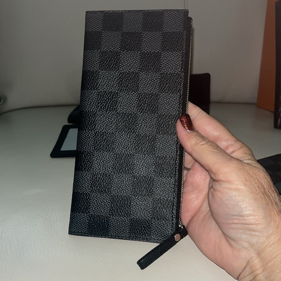 SOLD Louis Vuitton Organizer Wallet in Damier Graphite 4 piece set unused - Picture 7 of 12